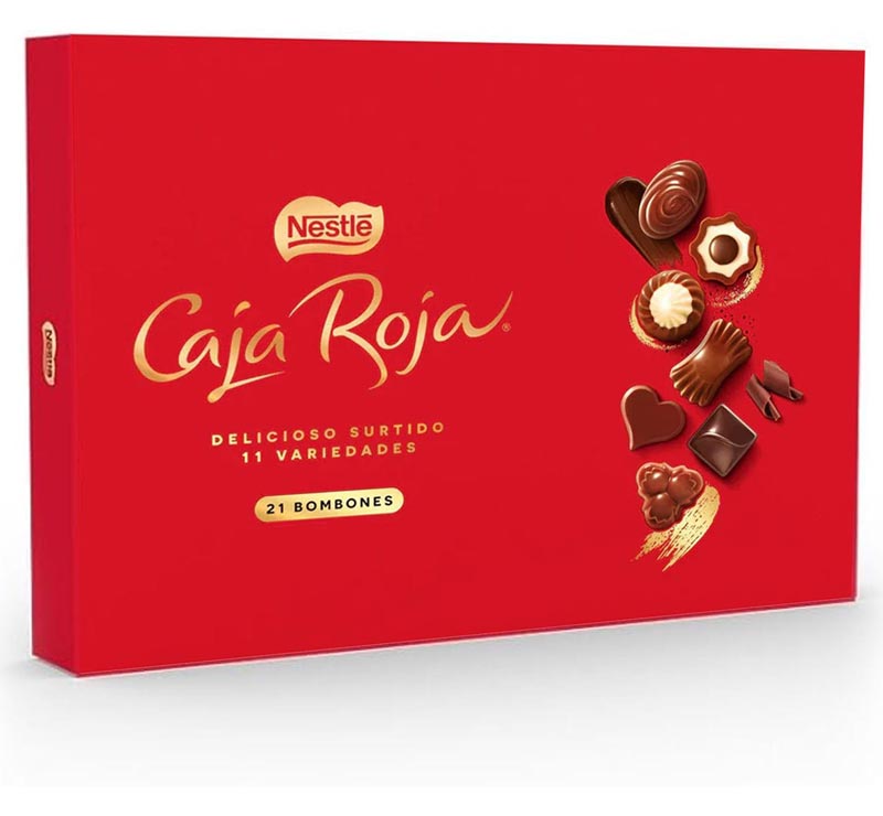 Boite chocolat Nestlé Caja Roja