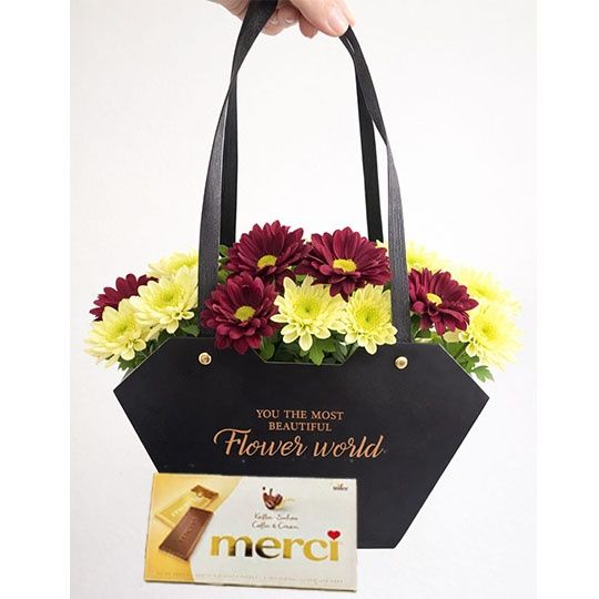 Flower & Chocolate Gift